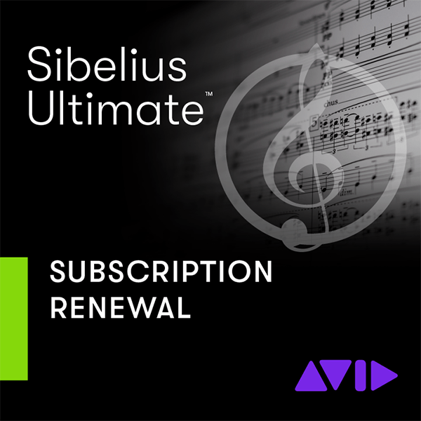 Sibelius Ultimate Subscription renewal