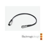 Blackmagic Design 6G-SDI Cable Din 1.0/2.3 to BNC Female