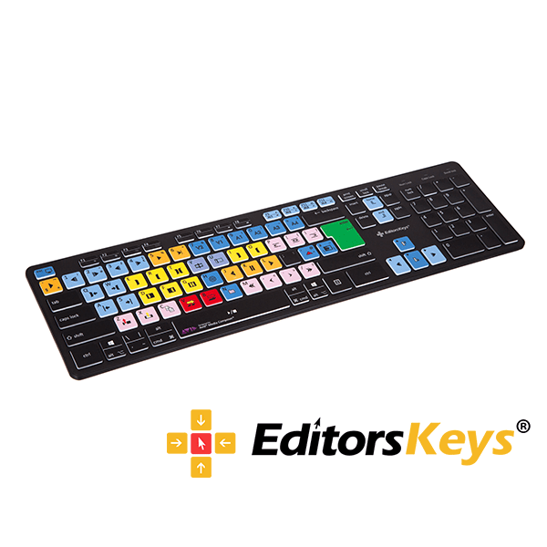 Editors Keys - Avid MC Keyboard PC - Slimline Wireless