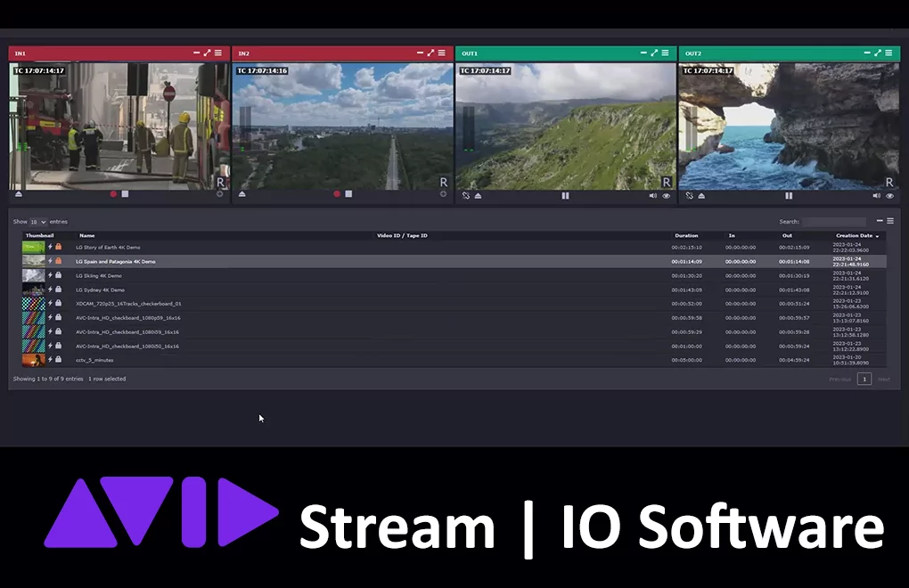 Avid Stream IO Software 1020x660