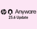 HP Anywere 25.6 update