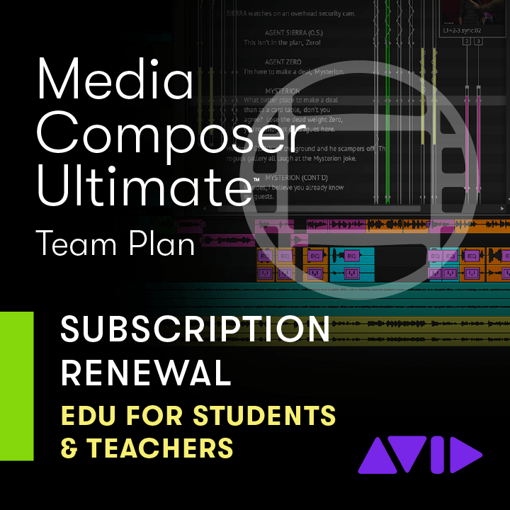 Media Composer Ultimate_Team Plan Subscription Renewal_EDU_ST