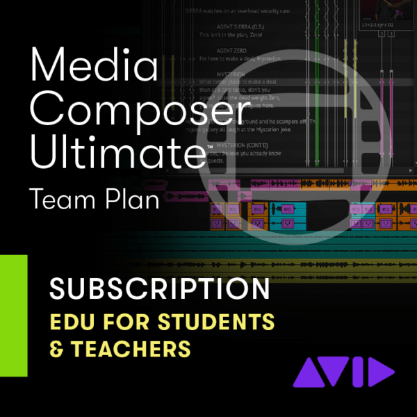 Media Composer Ultimate_Team Plan Subscription_EDU_Students_Teachers